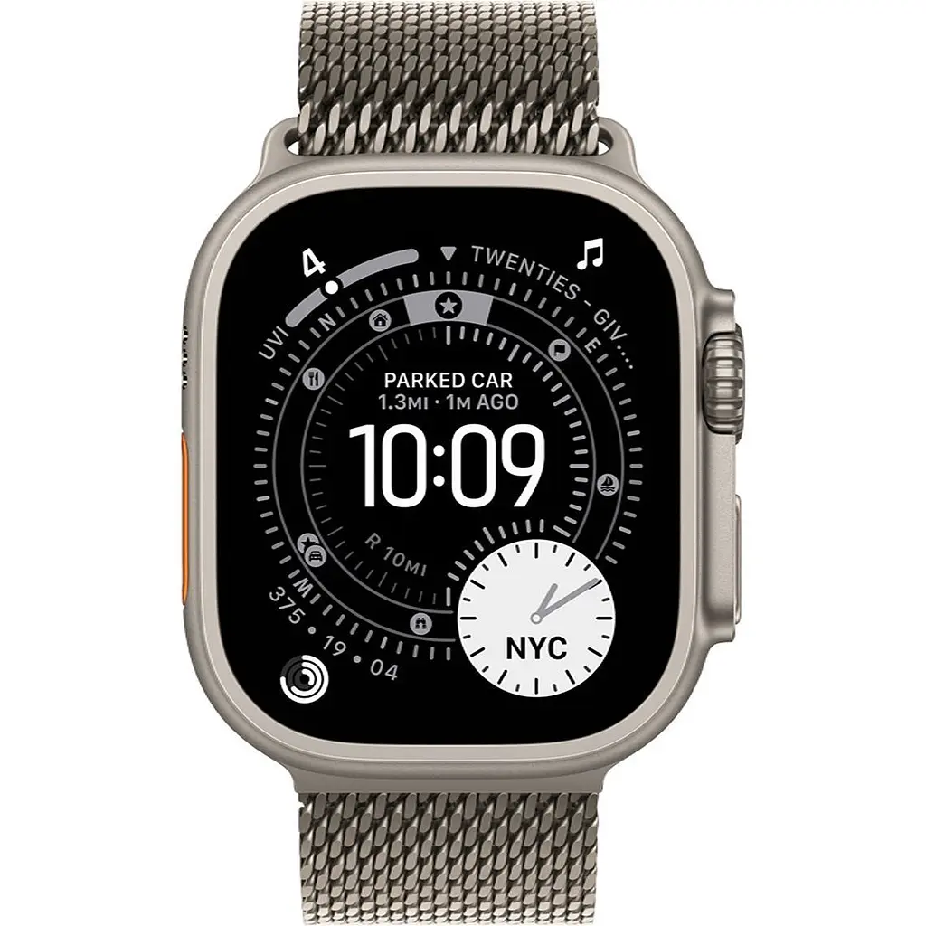 Смарт-годинник Apple Watch Ultra 3 49mm Natural Titanium Case with Natural Titanium Milanese Loop Medium (MEWY4) [145349] - фото 2