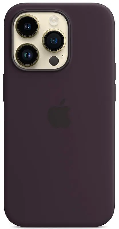 Чохол Silicone Case with MagSafe для Apple iPhone 14 Pro Elderberry AAA [74215] - фото 4