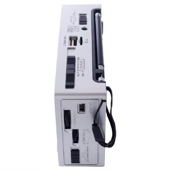 Радіоприймач Golon RX-8866 з акумулятором, колонка з FM/AM/SW/TV, ліхтариком, USB, microSD - фото 3