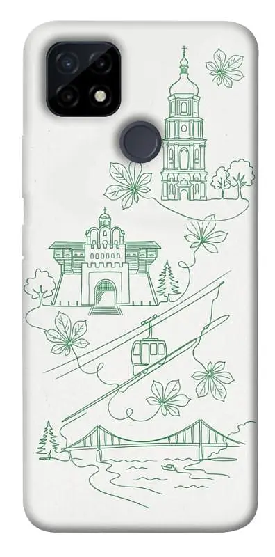 TPU чохол Demsky Heart of Kyiv для Realme C21Y