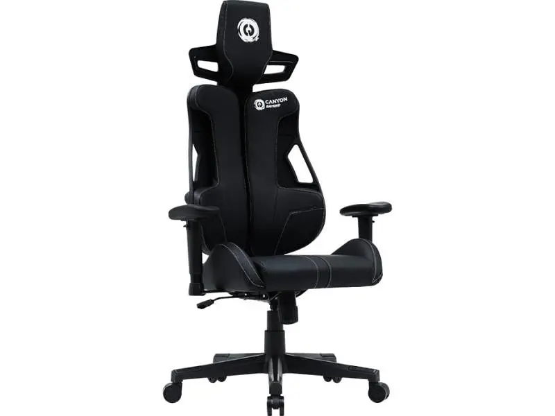 Комп'ютерне крісло для геймера Canyon Morphos ABCH01 Black (CNS-ABCH01BW) - фото 4