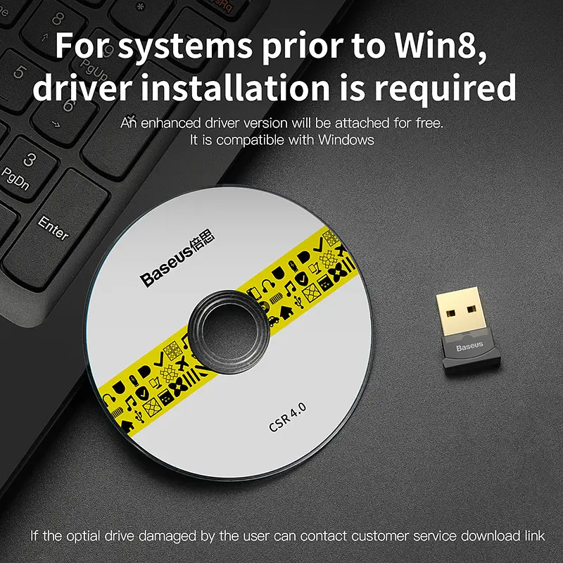 Адаптер BASEUS Bluetooth Adaptors For Computers - фото 2