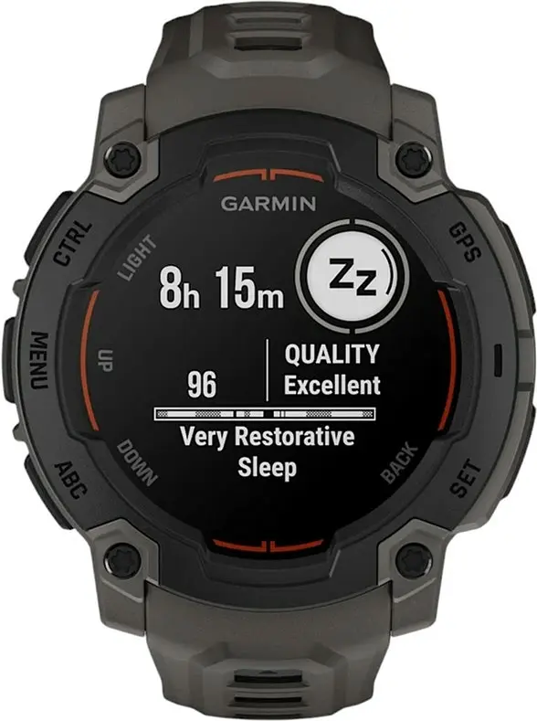 Смарт-часы Garmin Instinct E 45 мм Black with Charcoal Band (010-02933-00) - фото 8