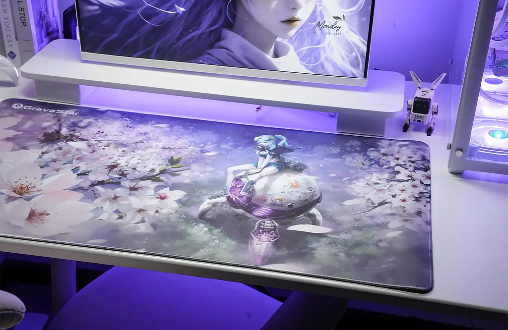GravaStar Ігрова поверхня SAKURA, XL (900х450х3мм), розовий - фото 4