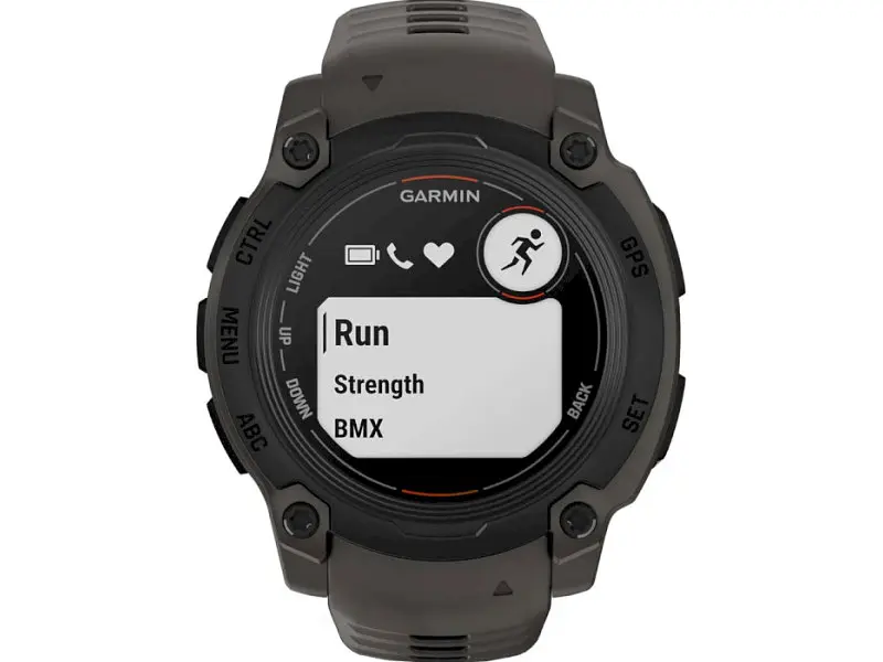 Смарт-годинник Garmin Instinct E 45mm Black with Charcoal Band (010-02933-00) - фото 2