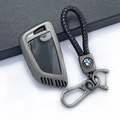 Чохол для автоключів BMW із брелоком, темний хром оригінал (YT0021) - фото 7