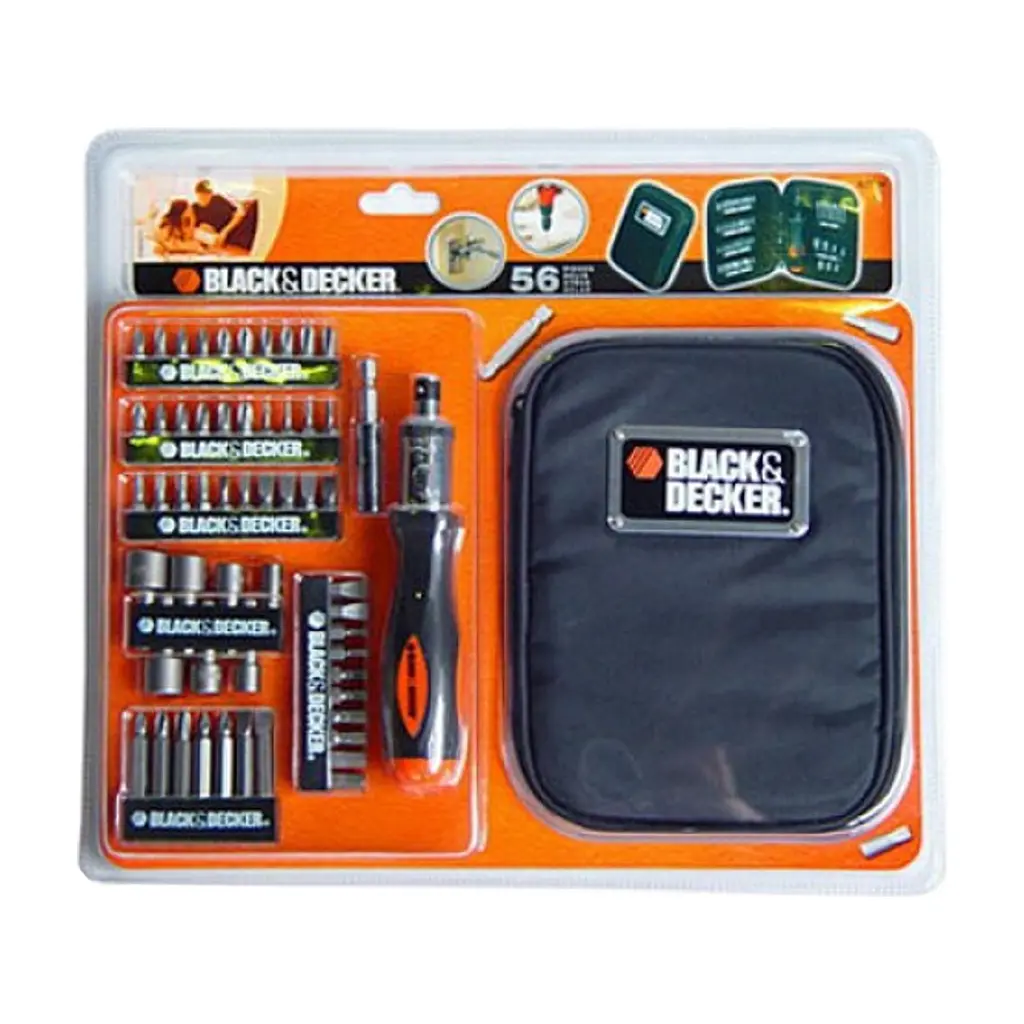 Набор инструментов Black&Decker A7104-XJ 56 шт. (A7104)