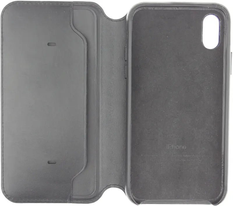 Чехол-книжка Apple Book Cover Case iPhone X Dark Gray - фото 4