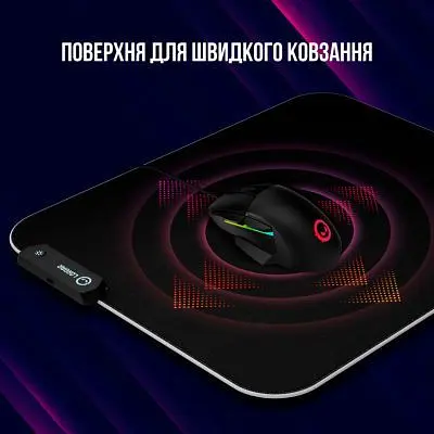 Коврик для мышки Lorgar Steller 919 RGB USB Black (LRG-GMP919) - фото 6