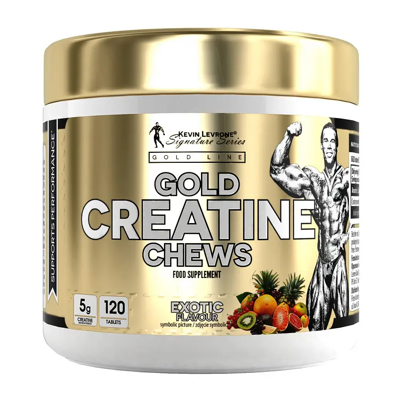 Креатин Kevin Levrone Моногідрат Gold Creatine Chews - 120 жувальних таблеток