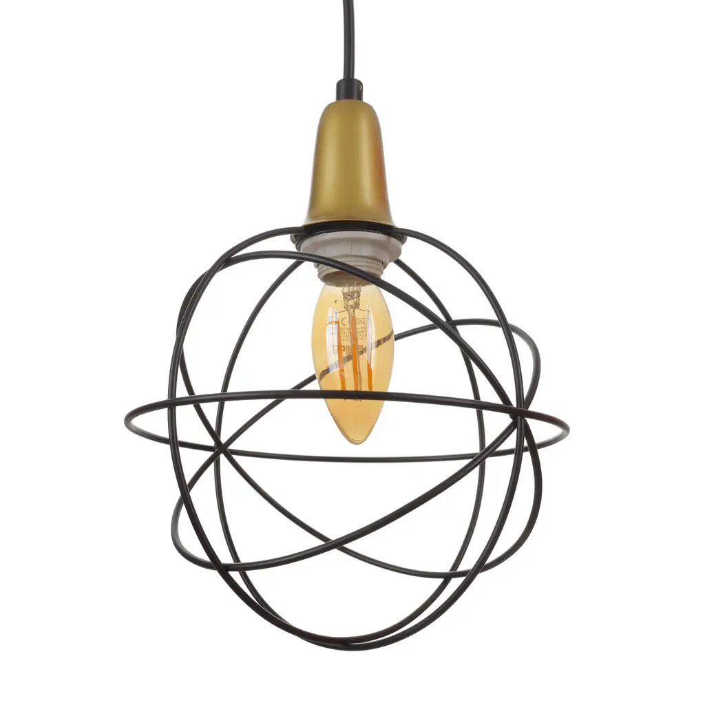 Люстра Brille подвесная лофт в спальню Е14 40W G (BL-786S/1) - фото 4