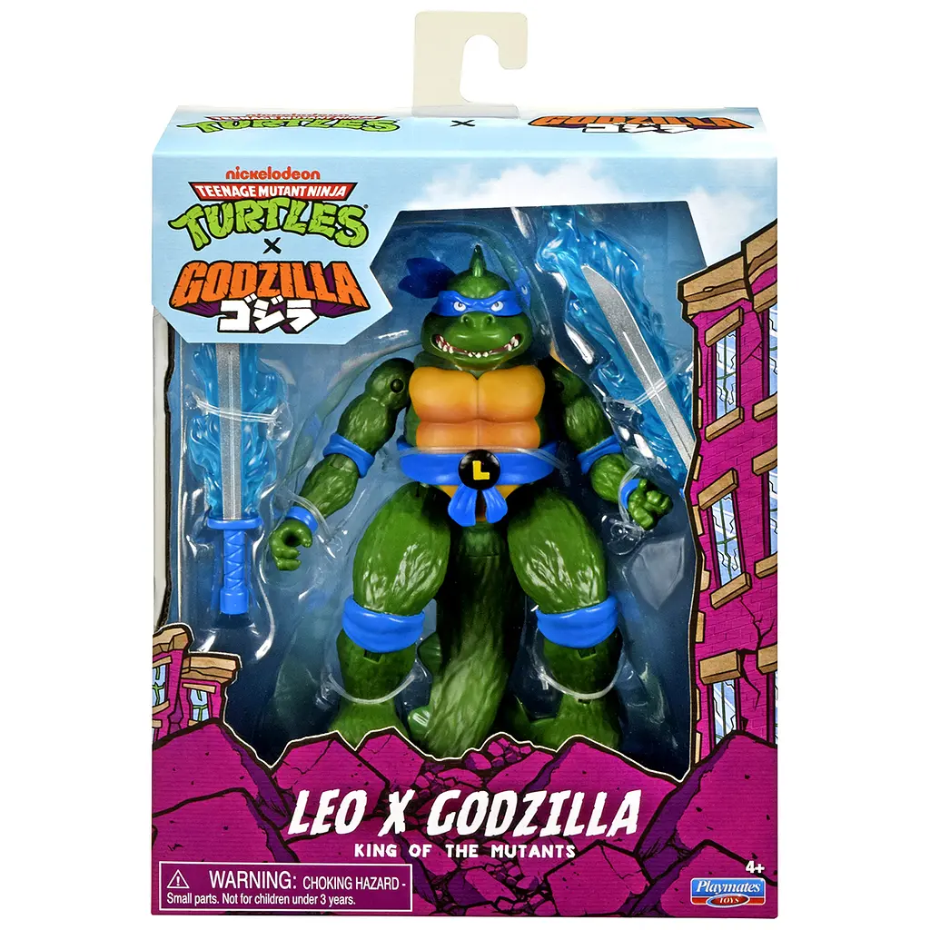 Фігурка Godzilla vs. Kong TMNT x Godzilla – Лео в образі Ґодзілли (84671) - фото 6