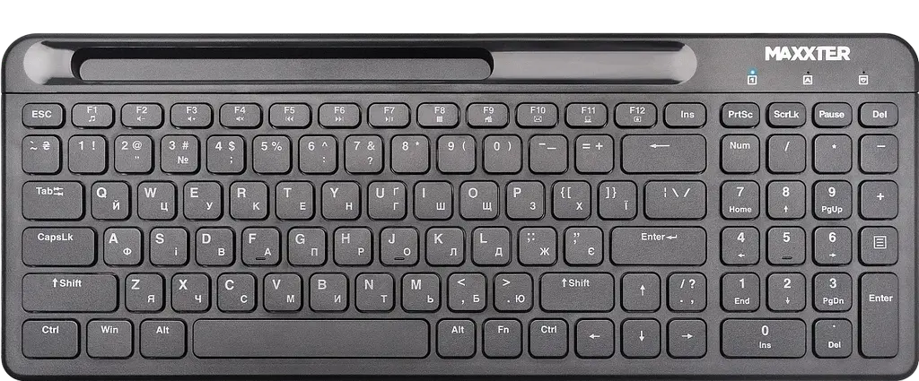 Клавіатура Maxxter KB-01B-UA Black - фото 4