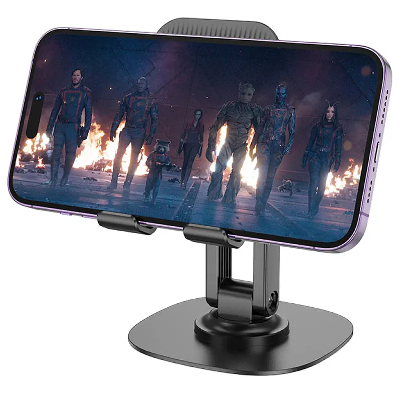 Тримач для телефону Hoco HD6 Winner dual-axis rotating Black - фото 2