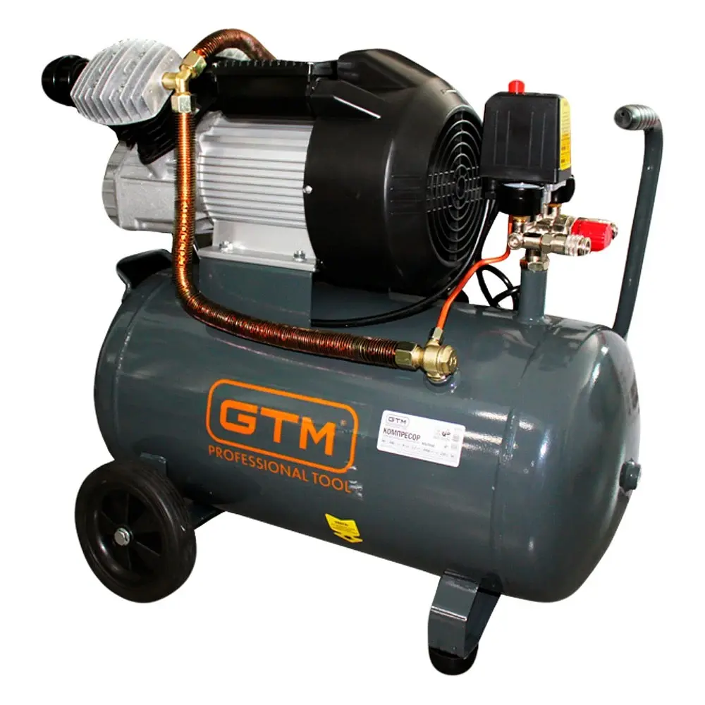 Компресор високого тиску GTM KAV3050 (50 л, 290 л/хв, 2.2 кВт, 220-240 В)
