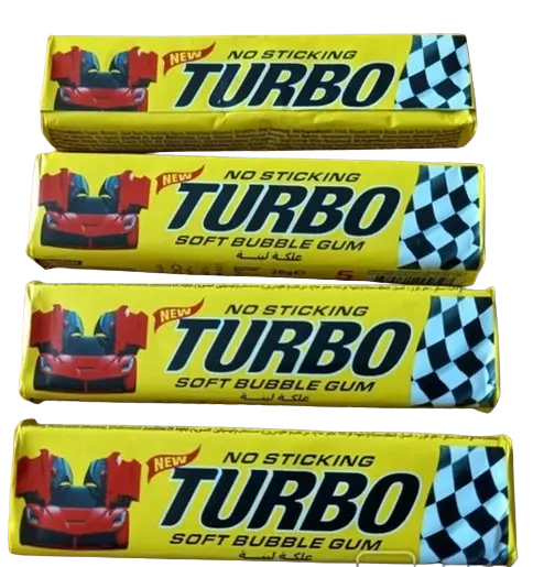 Жувальна гумка Turbo NEW Soft Bubble Gum No Sticking зі смаком tutti frutti упаковка 5 штук 22.5г - фото 2