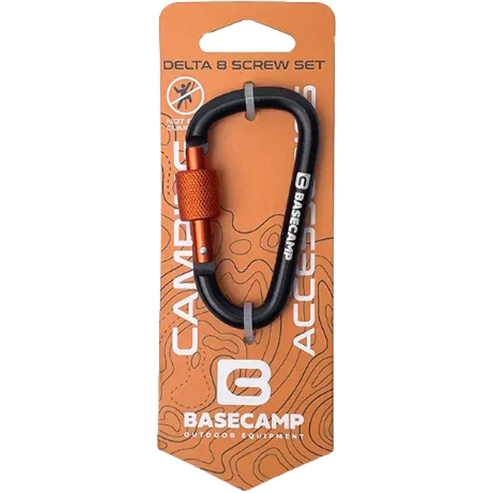 Карабін Base Camp Delta 8 Screw Set Black