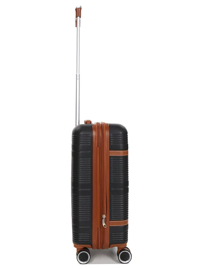 Валіза маленька S ABS-пластик Worldline Airtex 629 56×36×22см 38л Чорна - фото 8