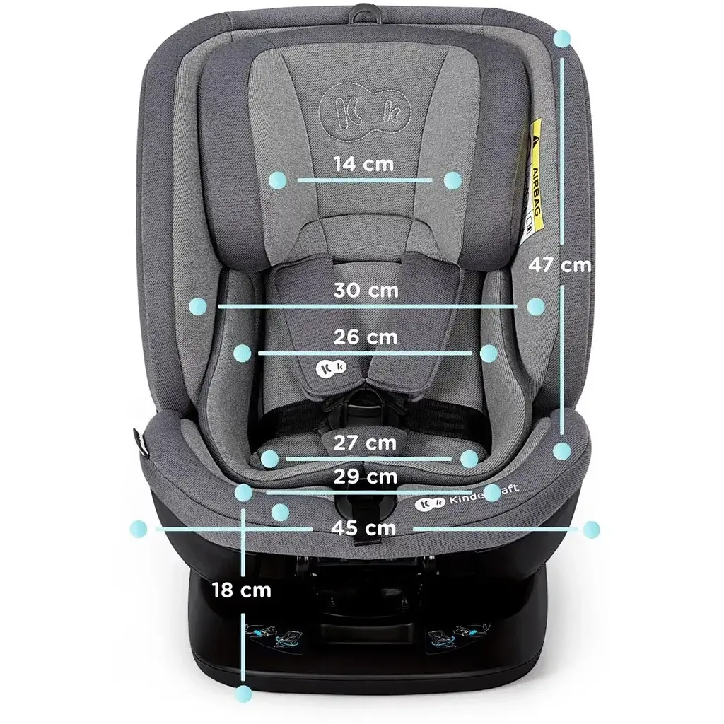 Автокресло Kinderkraft Xpedition 0-36 кг Isofix grey - фото 12