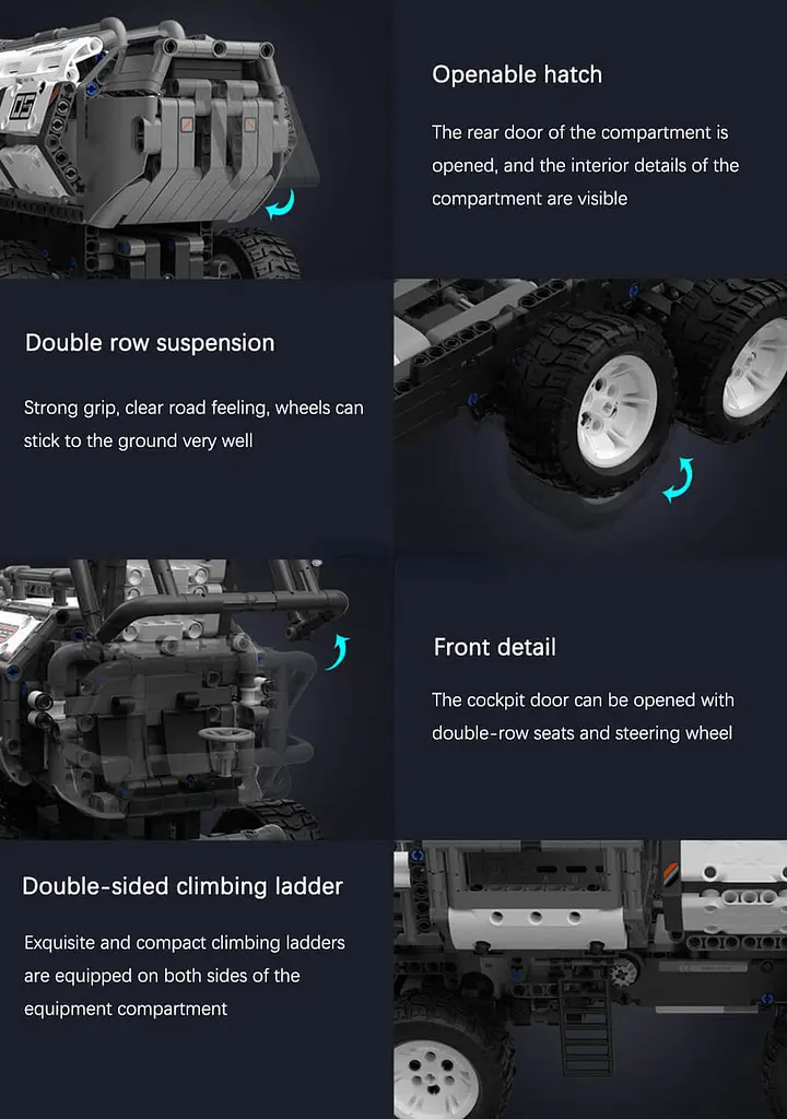 Конструктор XiaomiJupiter Dawn Series Smart Building Block BHR4483CN - фото 7