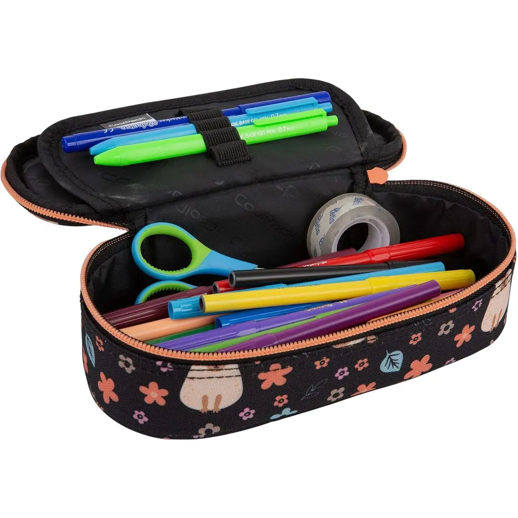 Пенал на молнии CoolPack Campus Capybara с органайзером для ручек 23x9x5 см (F062937) - фото 2