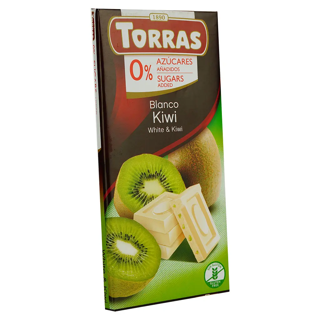 Шоколад белый Torras из киви без сахара 75 г - фото 2