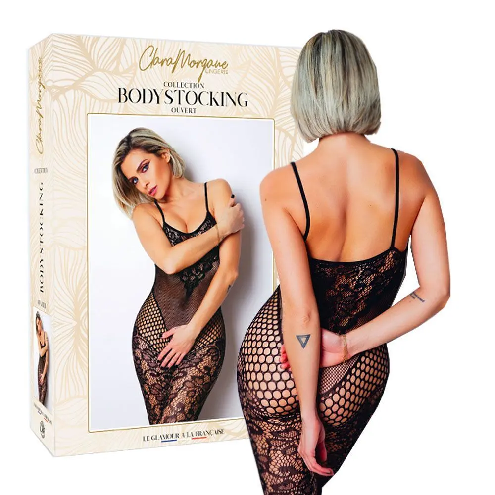 Бодистокінг Clara Morgane Pro CM-92747, One Size (чорний) - фото 3