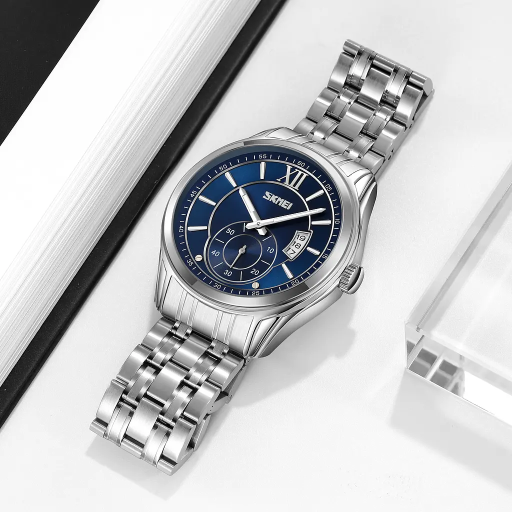 Наручные часы мужские 9319SIBU Silver-Blue Skmei acs0030925 - фото 3