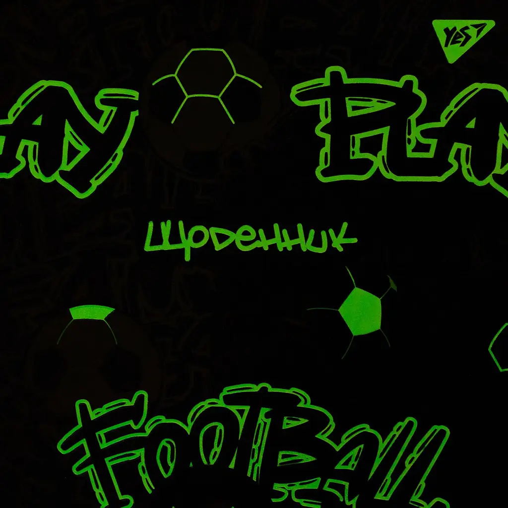 Дневник школьный Yes Play football PU интегральный А5 40 листов (911653) - фото 3