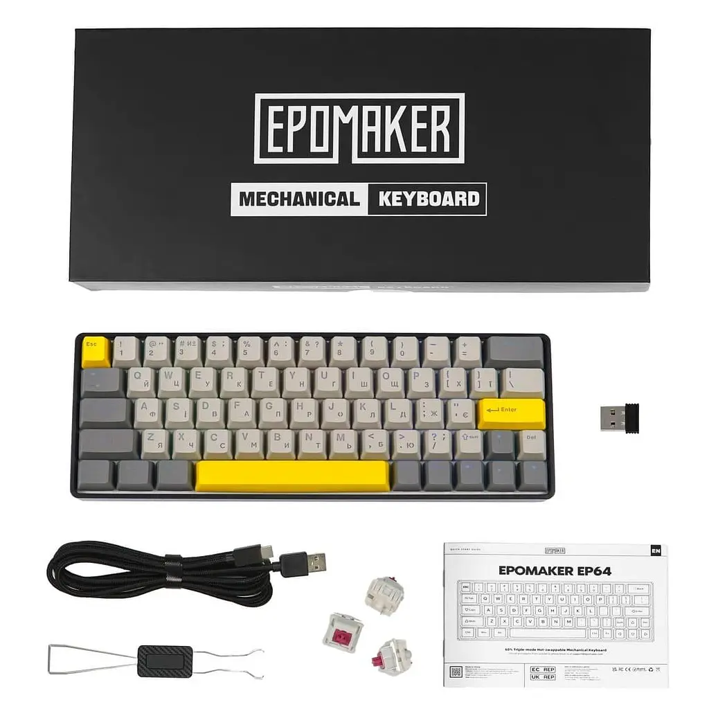 Клавиатура Epomaker EP64 Mulan Black (EP64-B-M) - фото 2