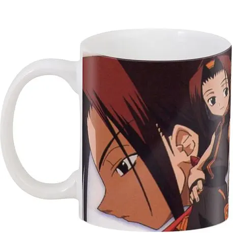 Кружка GeekLand Шаман Кинг Йо и Анна Shaman king SK 02.01 330 мл серебристая - фото 3