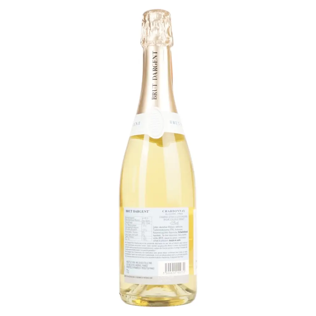 Вино безалкогольное игристое Brut Dargent Chardonnay Free белое сухое 0.75 л - фото 2