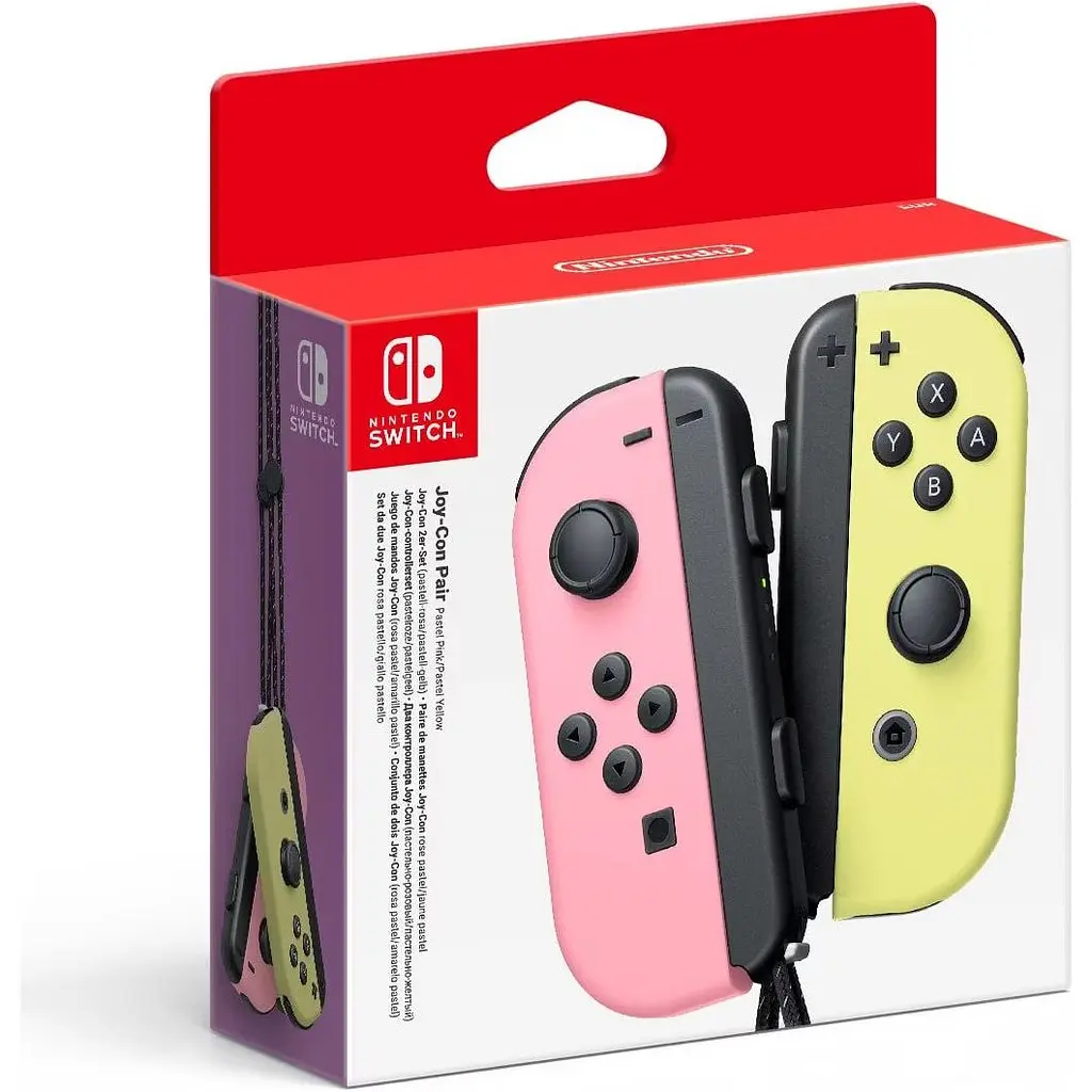 Геймпад Nintendo Switch Joy-Con Pastel Pastel Pink and Pastel Yellow (L и R геймпад) (45496431686) [108948] - фото 5