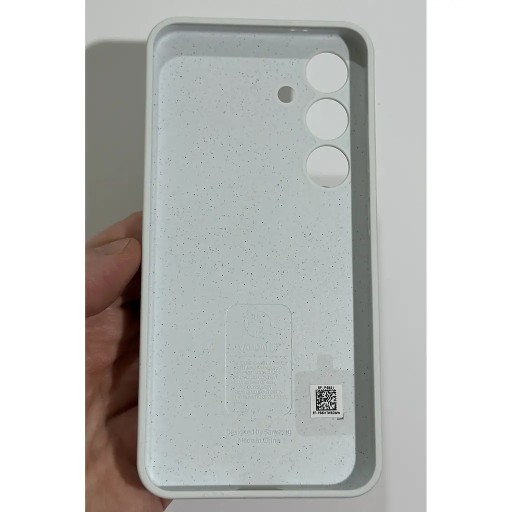 Оригінальний силіконовий чохол Samsung Silicone Case для Samsung Galaxy S24 Plus (S926) White EF-PS926TWEGWW - фото 6