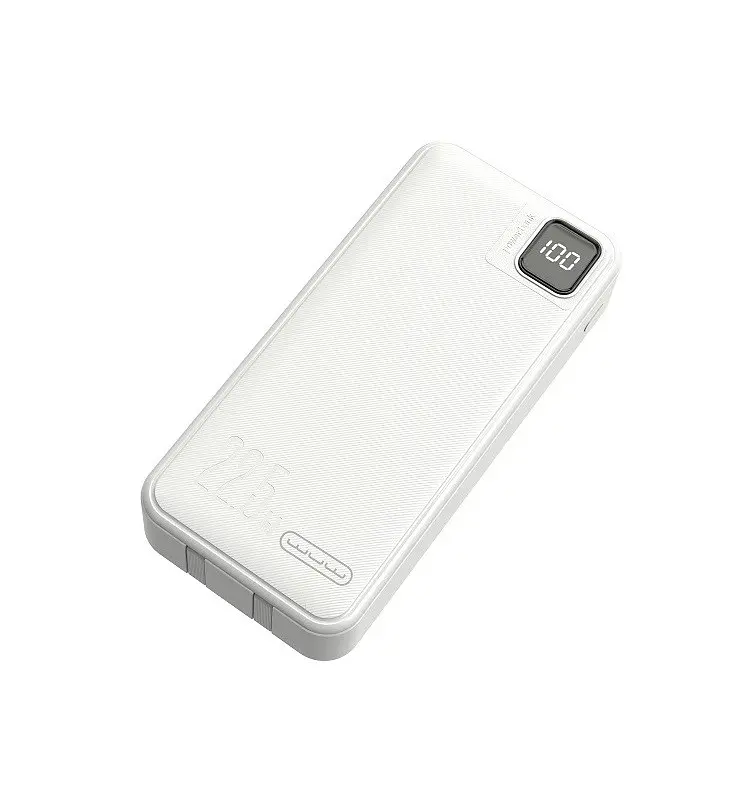 Внешний аккумулятор WUW Y138 20000 mAh 22.5W белый - фото 1