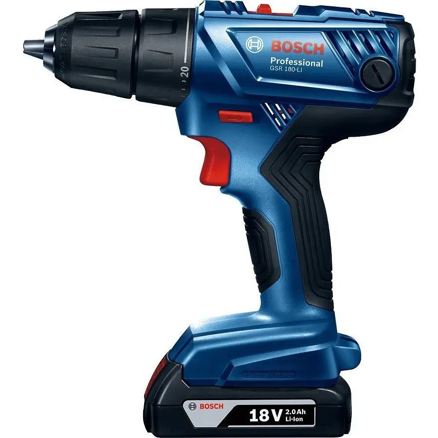 Дрель-шуруповерт Bosch GSR 180-LI Professional [0.601.9F8.109] [95431] - фото 2