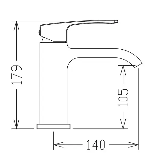 Змішувач для раковини Koer KB-10037-07 (KR5999) - фото 5