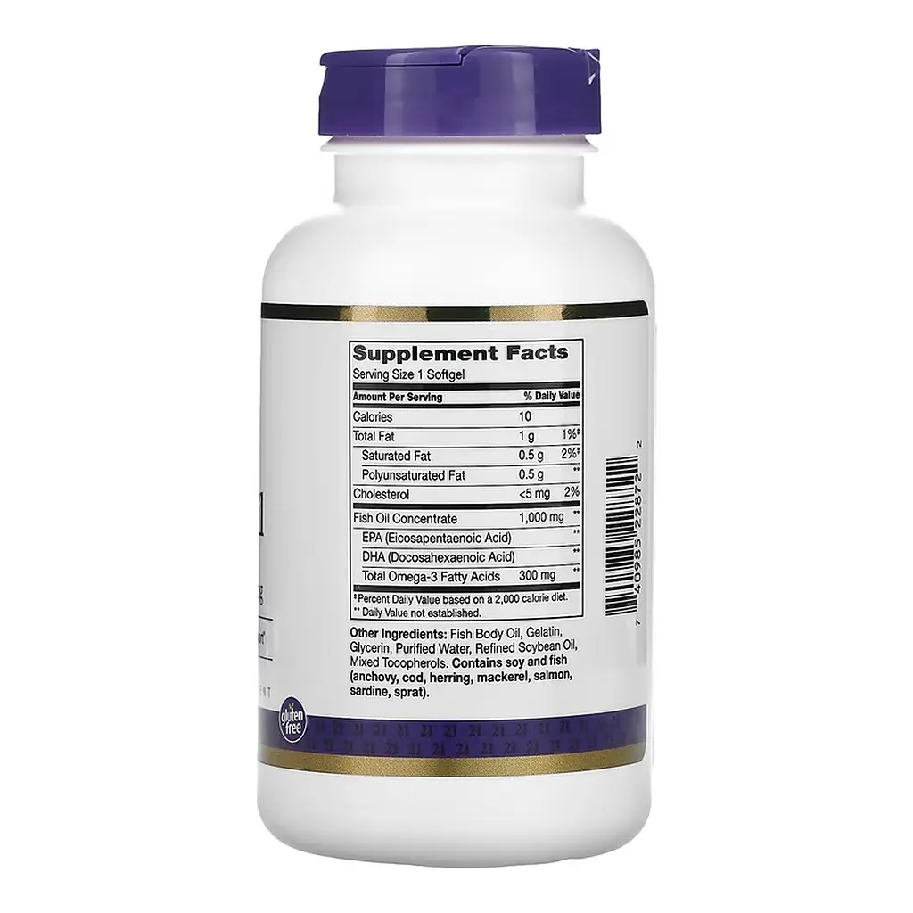 Омега-3 21st Century Fish Oil 1000 мг 120 softgels - фото 2