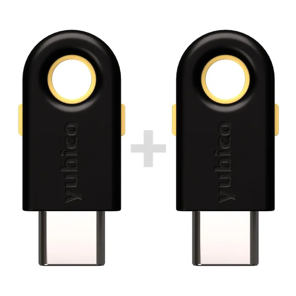 Апаратні ключі Yubico Yubikey 5C USB Type-C набір з 2 шт. (683068-2) - фото 2