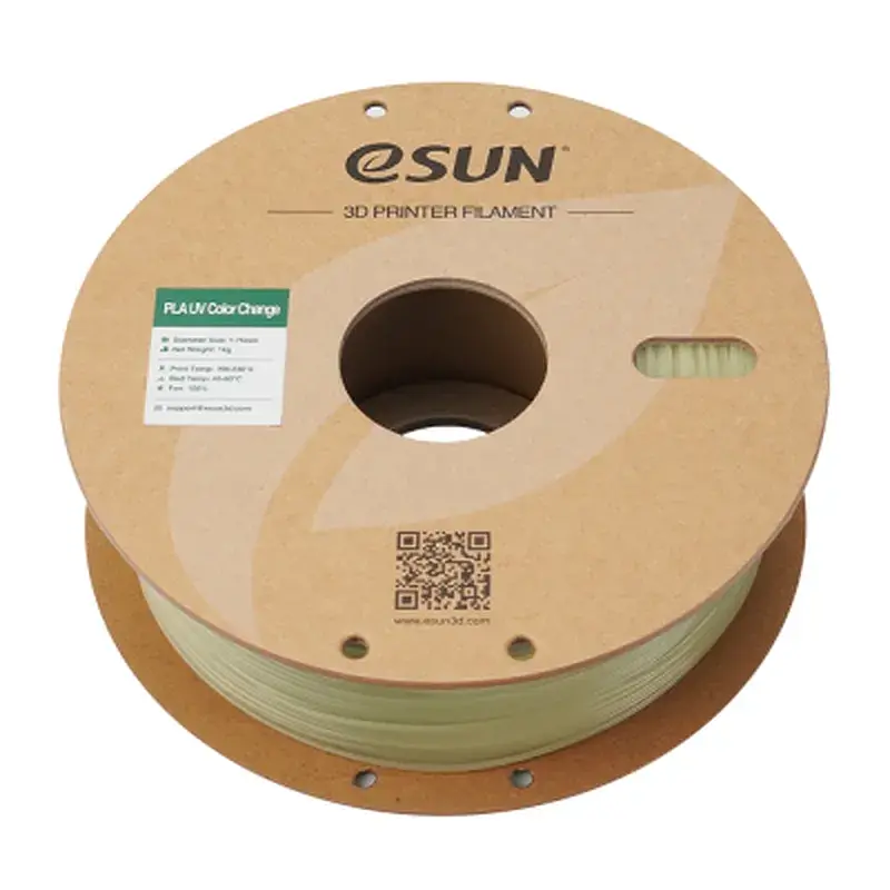 Пластик для 3D-принтера eSUN PLA UV 1,75mm 1kg Green (PLA-UV CC175UV-G1P1) - фото 3