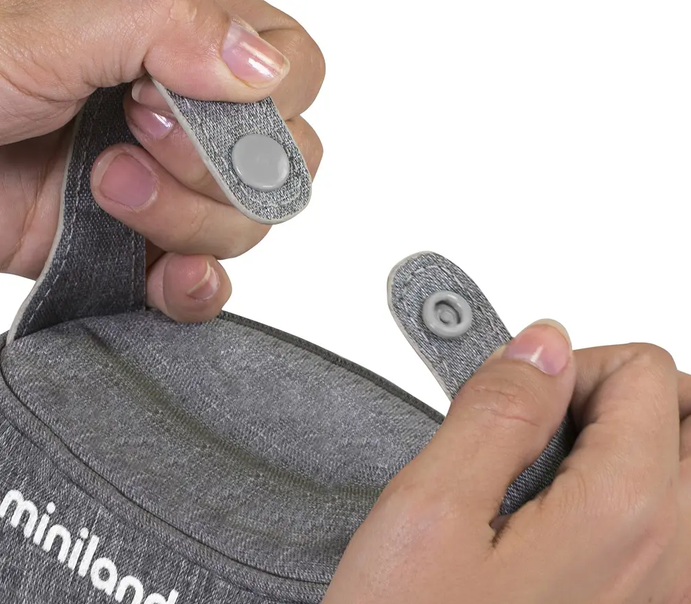 Термосумка Miniland Thermibag Double для двух термосов и бутылочек, 25х9 см, серый (89320) - фото 3