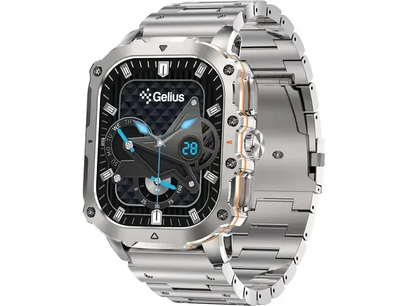 Смарт-годинник Gelius Pro GP-SW016 (Tactical Heavy) Silver Titan - фото 4