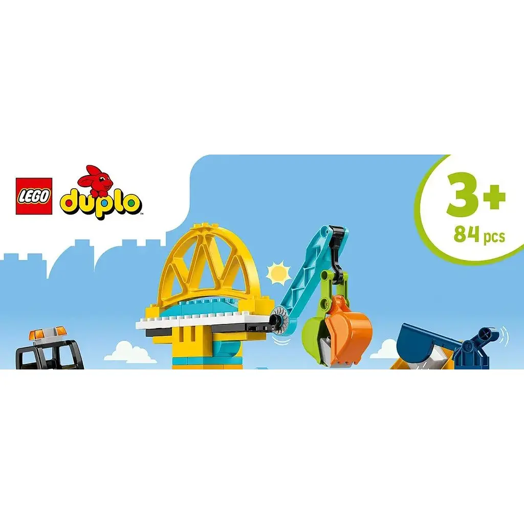 Конструктор LEGO DUPLO Town Будівельний майданчик і техніка 3 в 1, 84 деталі (10476) - фото 3