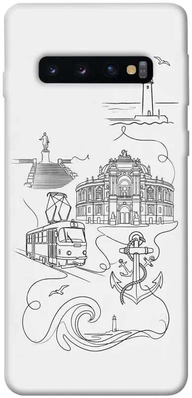 TPU чохол Demsky Odesa spirit для Samsung Galaxy S10