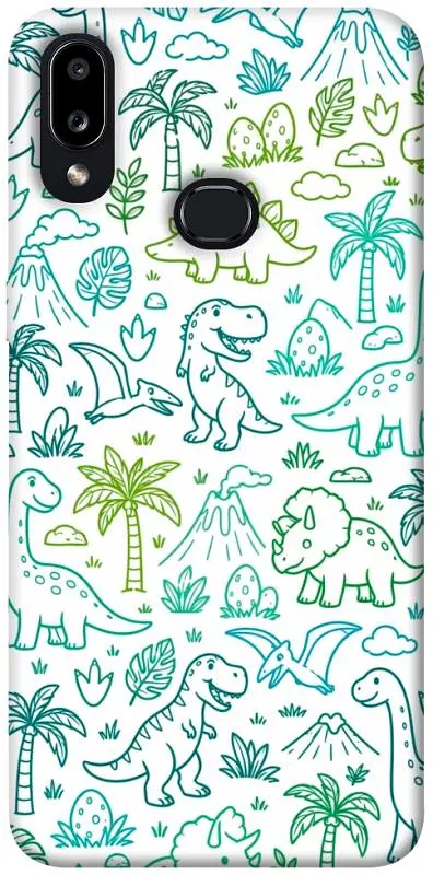 TPU чохол Demsky Dino pattern для Samsung Galaxy A10s