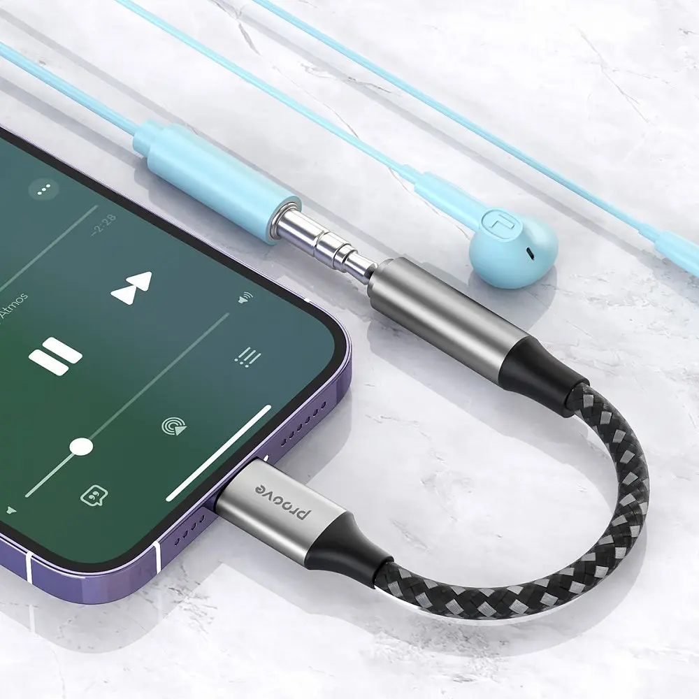 Перехідник AUX Proove SoundMesh Lightning to 3.5mm - фото 3