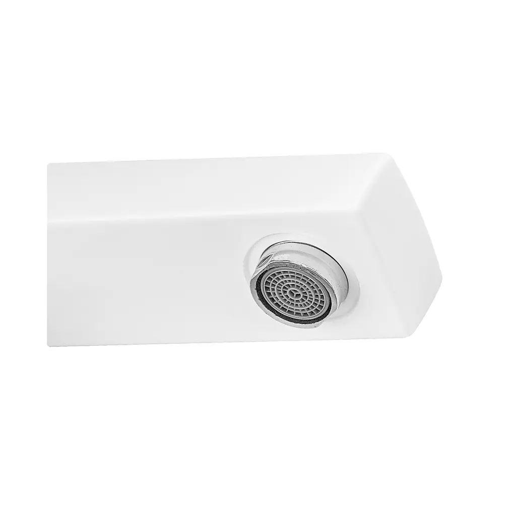 Смеситель для умывальника Plamix Kubus-001 High SET white PM0672 Белый - фото 2