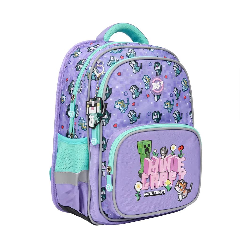 Рюкзак шкільний YES S-72 Minecraft Pinky 38х30х15 см Різнокольоровий (550012)