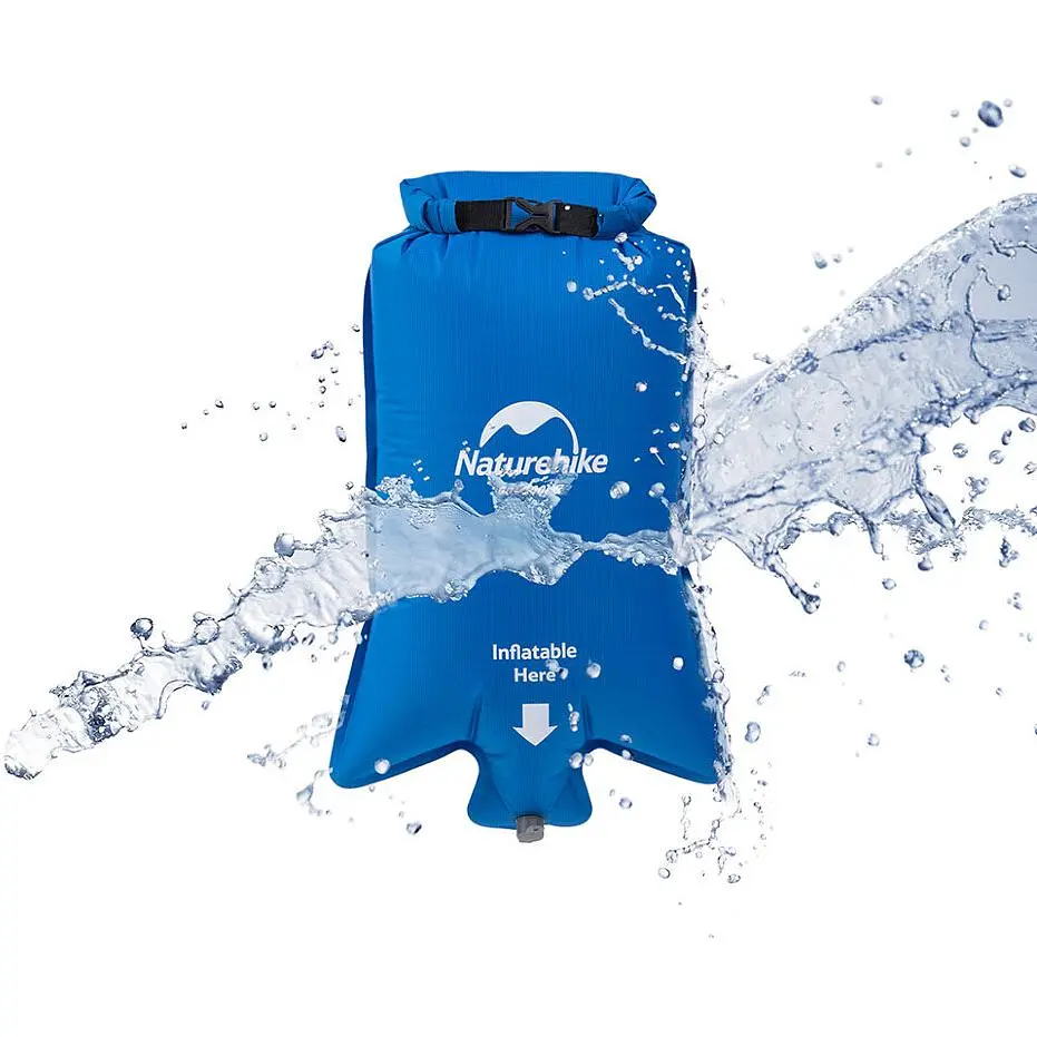 Герметичний мішок для накачування матрацу Naturehike FC-10 NH19Q033-D blue - фото 4