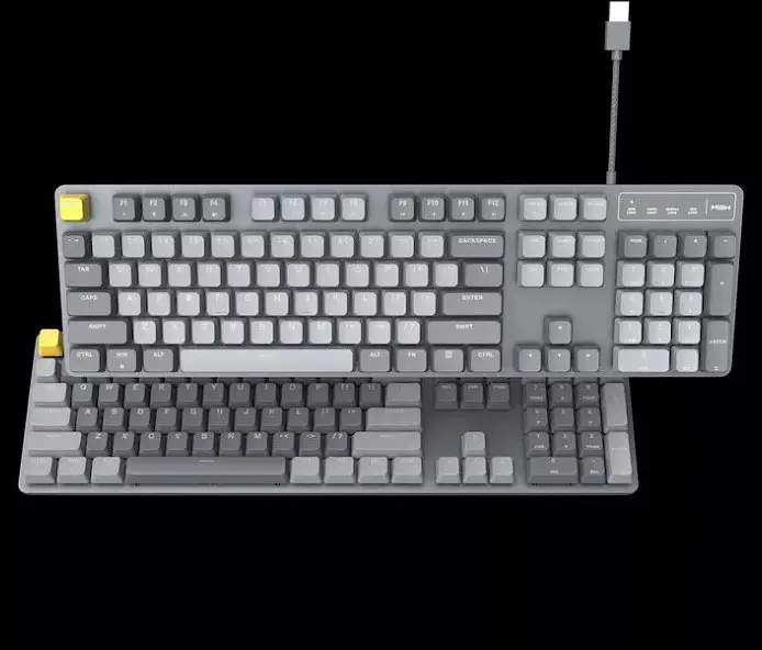 Клавіатура дротова механічна Xiaomi MiiW G06 (JXJPMW03) Grey ENG/UKR/RUS - фото 2